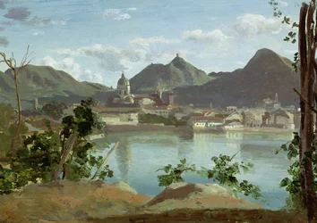 The Town and Lake Como, 1834